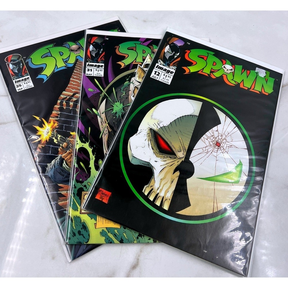 Spawn Comic Book Lot Issues 12 31 35 Image Comics Todd McFarlane Modern Age